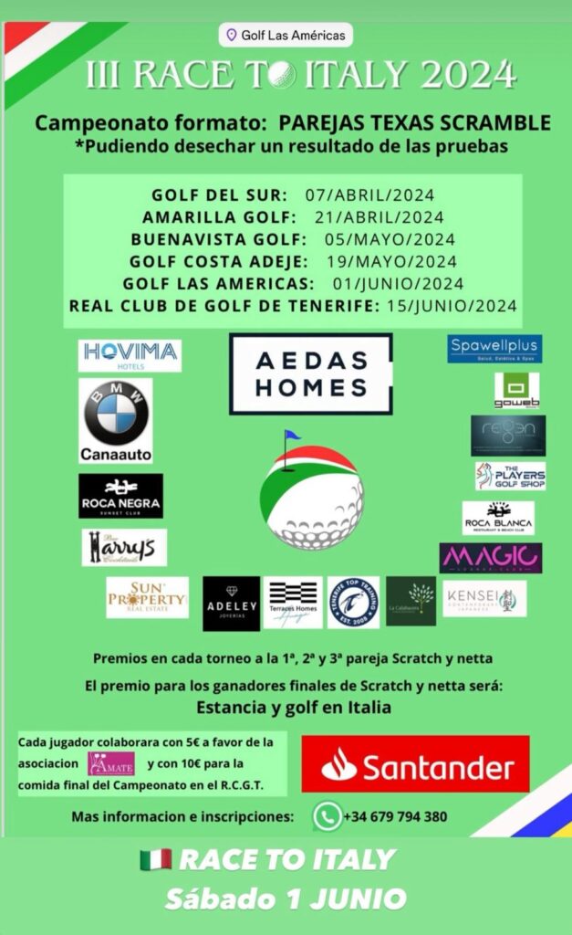 CARTEL III RACE TO ITALY